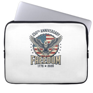 Capa Para Notebook Águia Patriótica Vintage do 250º Aniversário da Li
