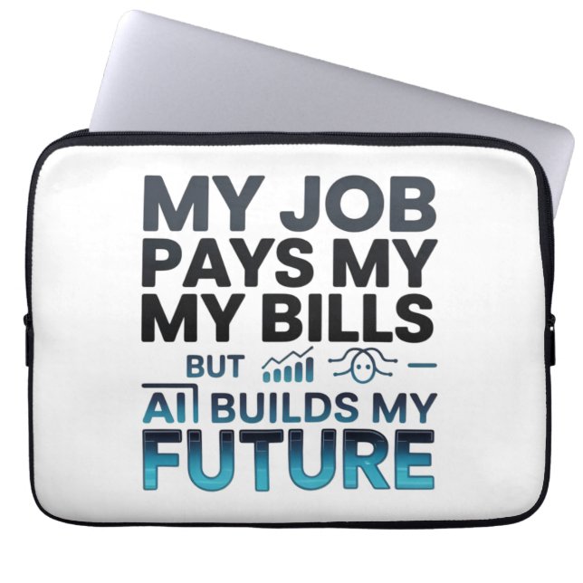 Capa Para Notebook AI constrói minha futura cotação técnica motivacio (Frente)