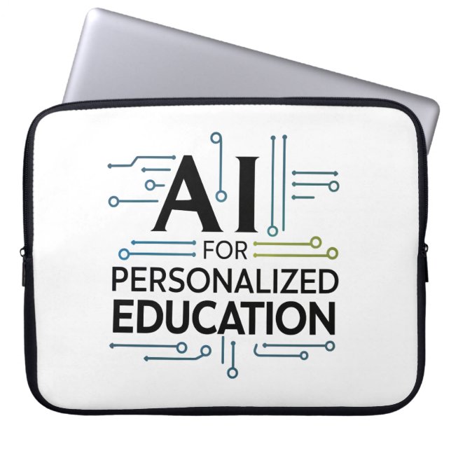 Capa Para Notebook AI Learning Sleeve – Personalized Education Tech (Frente)