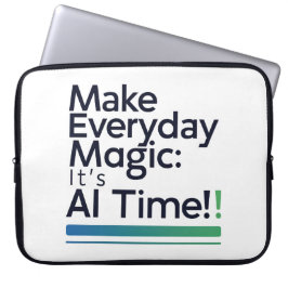 Capa Para Notebook AI Magic Tech Sleeve – Everyday Enchantment Design