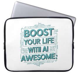 Capa Para Notebook AI Productivity Sleeve – Boost Your Tech Awesome
