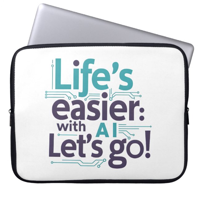 Capa Para Notebook AI Simplicity Sleeve – Effortless Tech Protection (Frente)