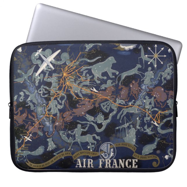 Capa Para Notebook Air France : De nuit et de jour dans tous les ciel (Frente)