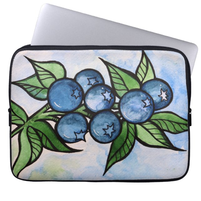 Capa Para Notebook Airelas com aquarela (Frente)