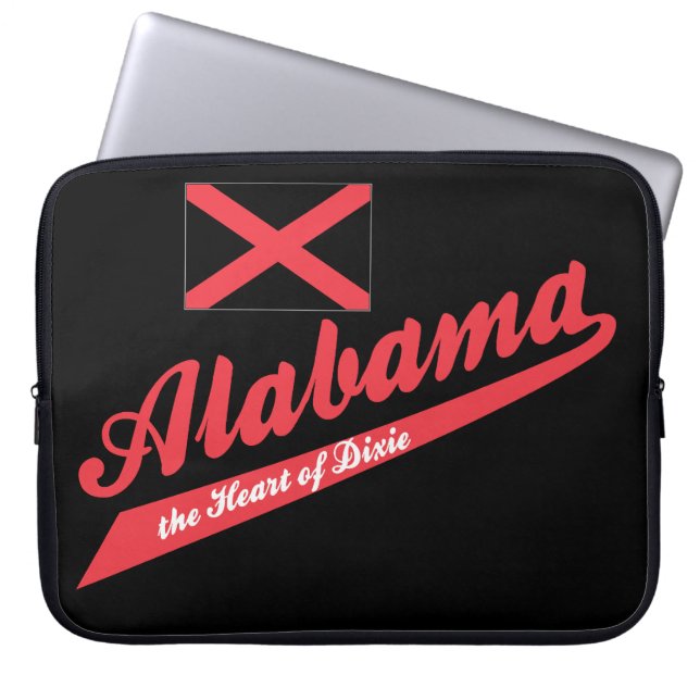 Capa Para Notebook Alabama Coração de Dixie! (Frente)