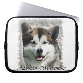 Capa Para Notebook Alaskan Malamute Dog Art