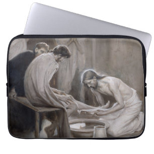 Capa Para Notebook Albert Edelsense - Jesus Lavando Pés Discípulos