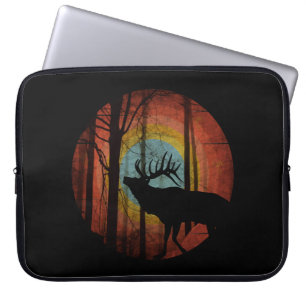 CAPA PARA NOTEBOOK ALCE NA FLORESTA