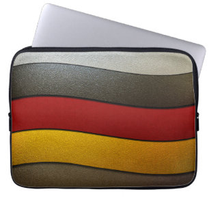 Capa Para Notebook Alemanha Flag Colors-Chrome por Shirley Taylor