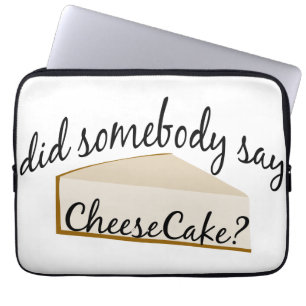 Capa Para Notebook Alguém Disse Cheesecake?