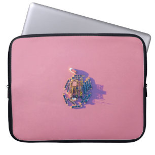 CAPA PARA NOTEBOOK ALICANTES PINK E LAGOS DE SAL VERDE