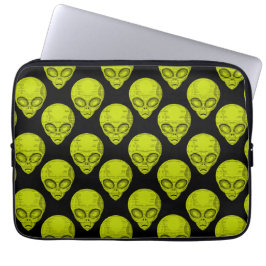 Capa Para Notebook Alienígena verde bolsa de laptop