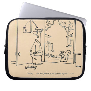Capa Para Notebook Alimentador vazio do pássaro