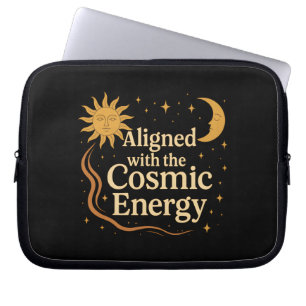 Capa Para Notebook Alinhado com o Boho Celestial Energia Cósmica