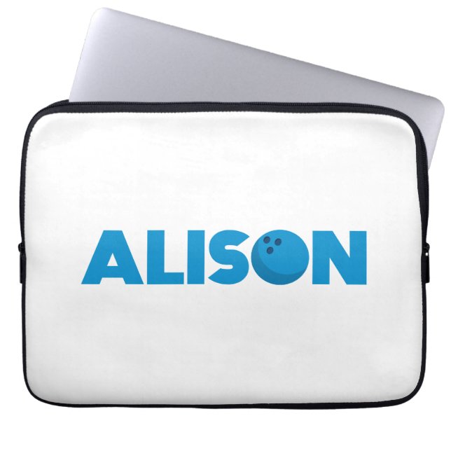 Capa Para Notebook Alison boliche (Frente)