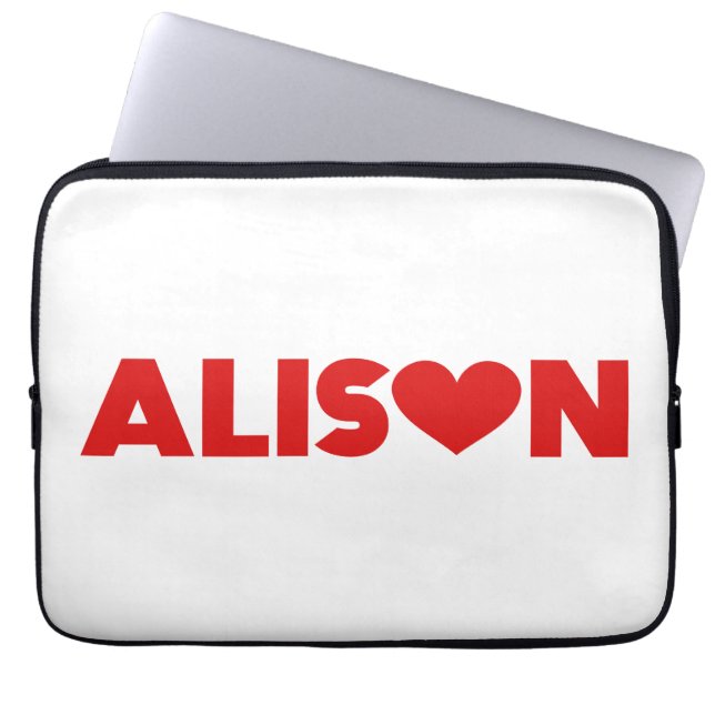 Capa Para Notebook Alison Love (Frente)