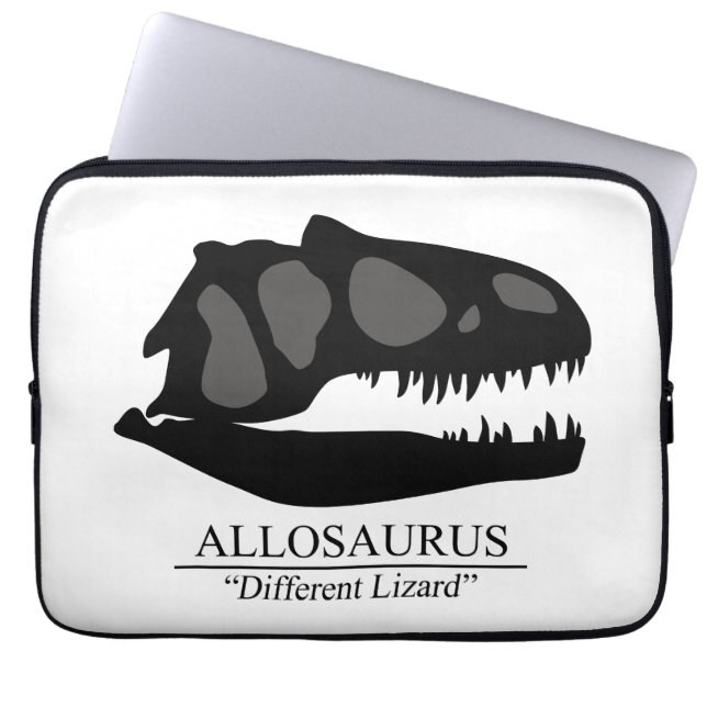 Capa Para Notebook Allosaurus Skull (Frente)