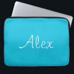 Capa Para Notebook Alluring Aqua<br><div class="desc">Este baralho na moda aqua é perfeito para as suas luvas. Isso vai adicionar beleza aos seus jogos de cartas. Também é personalizável fazer dele realmente seu.</div>
