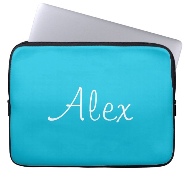 Capa Para Notebook Alluring Aqua (Frente)