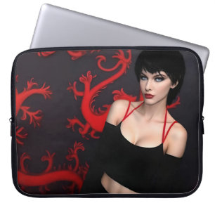 Capa Para Notebook Almas queimadas bolsa de laptop 15 pol