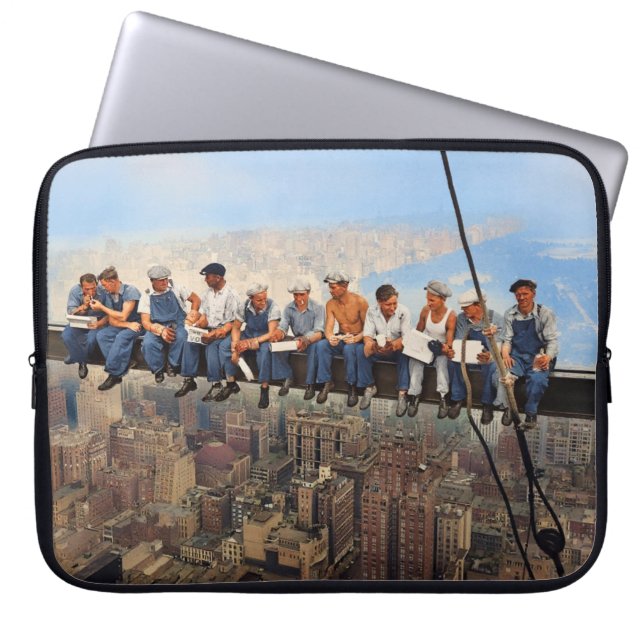 Capa Para Notebook Almoço No Topo De Um Arranha-Céu 1932 NYC Remaster (Frente)