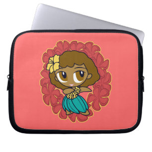 Capa Para Notebook Aloha Honys Hula Girl Plumeria Neoprene