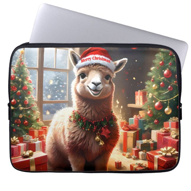Capa Para Notebook "Alpaca the Presents: Um Conto de Natal" (Frente)