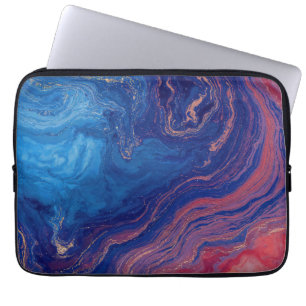Capa Para Notebook "Alquimia das Correntes" - Um Abstrato Colorido