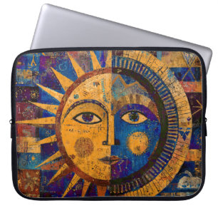 Capa Para Notebook Alquimia Mística Celestial Sol Lua