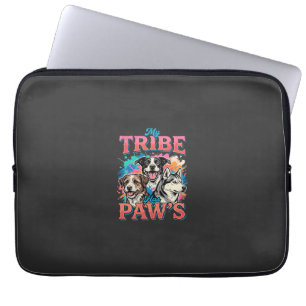 Capa Para Notebook Amante de Cachorro Minha Tribu Tem Patas