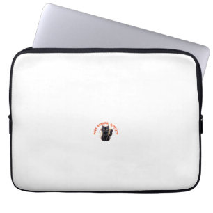 Capa Para Notebook Amante de Gatos Halloween Atividade Purr-anormal A