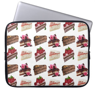 Capa Para Notebook Amantes de Bolos Fofos Padrão de Sobremesas Excênt