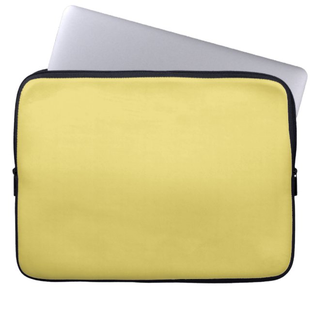Capa Para Notebook Amarelo-arilído (cor sólida) (Frente)
