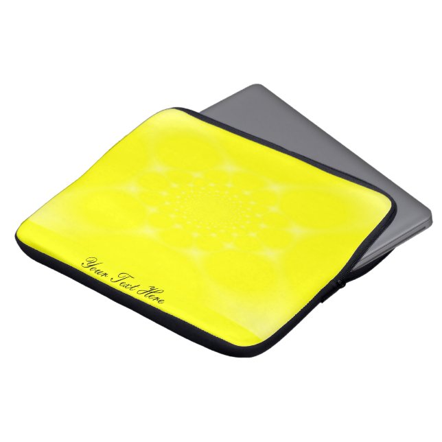 Capa Para Notebook Amarelo Estimulante (Frente Topo)