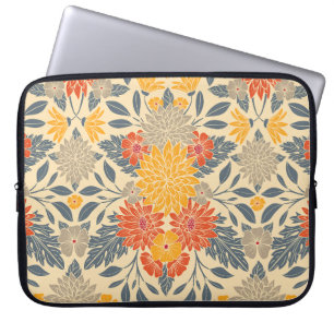 Capa Para Notebook Amarelo quente, laranja e azul