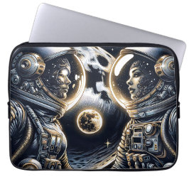 Capa Para Notebook Ame-te à Lua e Volta | Astronautas