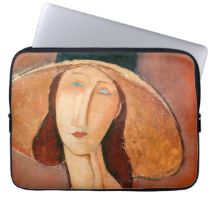 Capa Para Notebook Amedeo Modigliani - Jeanne Hebuterne em Grande Cha