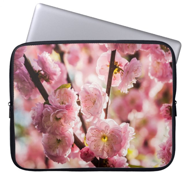 Capa Para Notebook Ameixa de Flor - Paradize Rosa (Frente)