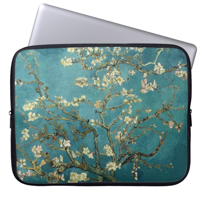 Capa Para Notebook Amendoeira em Flor, Vincent van Gogh. (Frente)