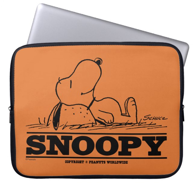 Capa Para Notebook Amendoins | Descanso de Snoopy (Frente)