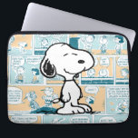 Capa Para Notebook Amendoins | Padrões de banda desenhada Snoopy<br><div class="desc">Snoopy é o amoroso bicho de estimação de Charlie Brown na tira cômica Peanuts de Charles M. Schulz. Veja este design de amendoins bonitinho com Snoopy em um padrão de banda desenhada.</div>
