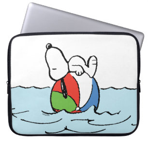 Capa Para Notebook Amendoins Snoopy Beach Ball Beach