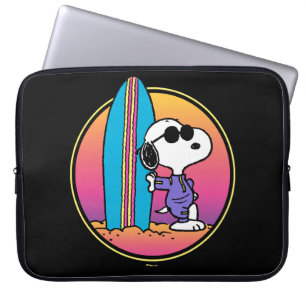 Capa Para Notebook Amendoins Snoopy Beach Beagle