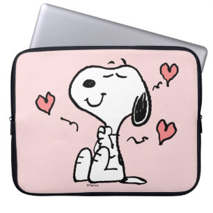 Capa Para Notebook Amendoins   Snoopy Hearts