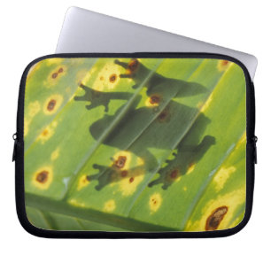 Capa Para Notebook AMÉRICA CENTRAL, Costa Rica, Sapo iluminado por tr