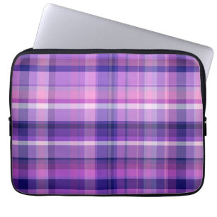 Capa Para Notebook Ametist Marinho Blue Cotton Candy Pink Madras