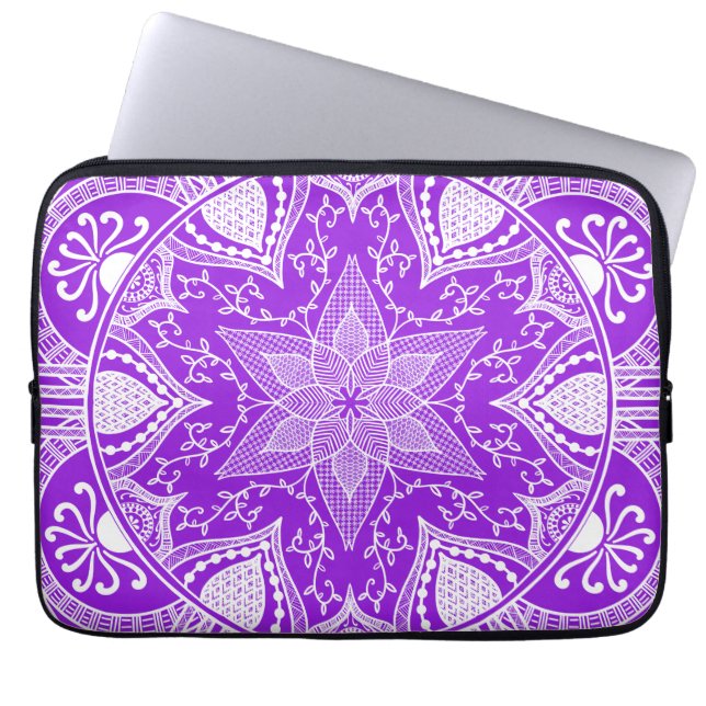 Capa Para Notebook Ametyst Mandala (Frente)