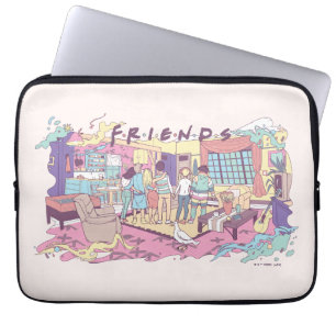 Capa Para Notebook AMIGOS™   Cartoon de Apartamento