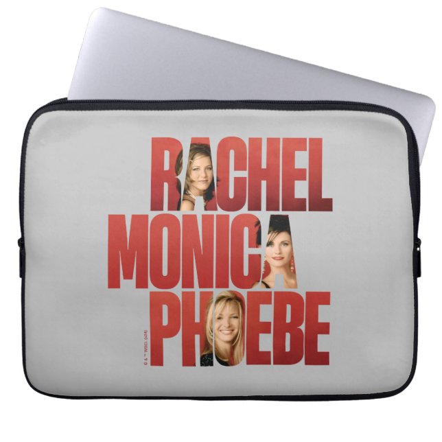 Capa Para Notebook AMIGOS™ | Rachel, Monica e Phoebe (Frente)
