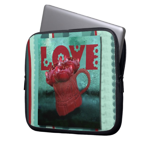 Capa Para Notebook Amor - Bolsa de laptop (Frente Esquerda)